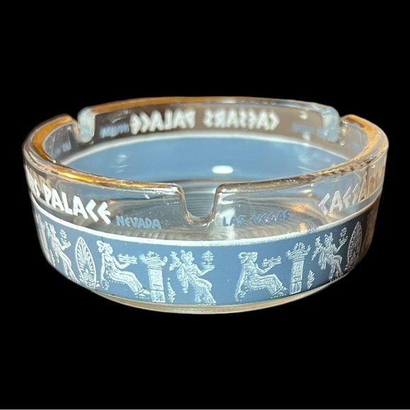 Vintage Caesars Palace Casino 3.5” Glass Ashtray Las Vegas Nevada - Picture 4 of 11